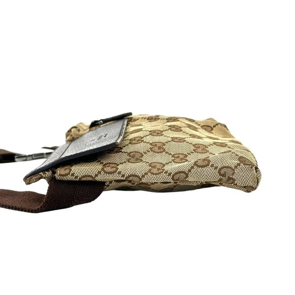 COPY - Gucci GG Canvas Web Print Double Pocket BELTBAG - Picture 15 of 17